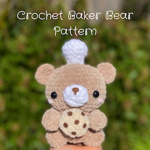 Crochet Baker Bear Pattern