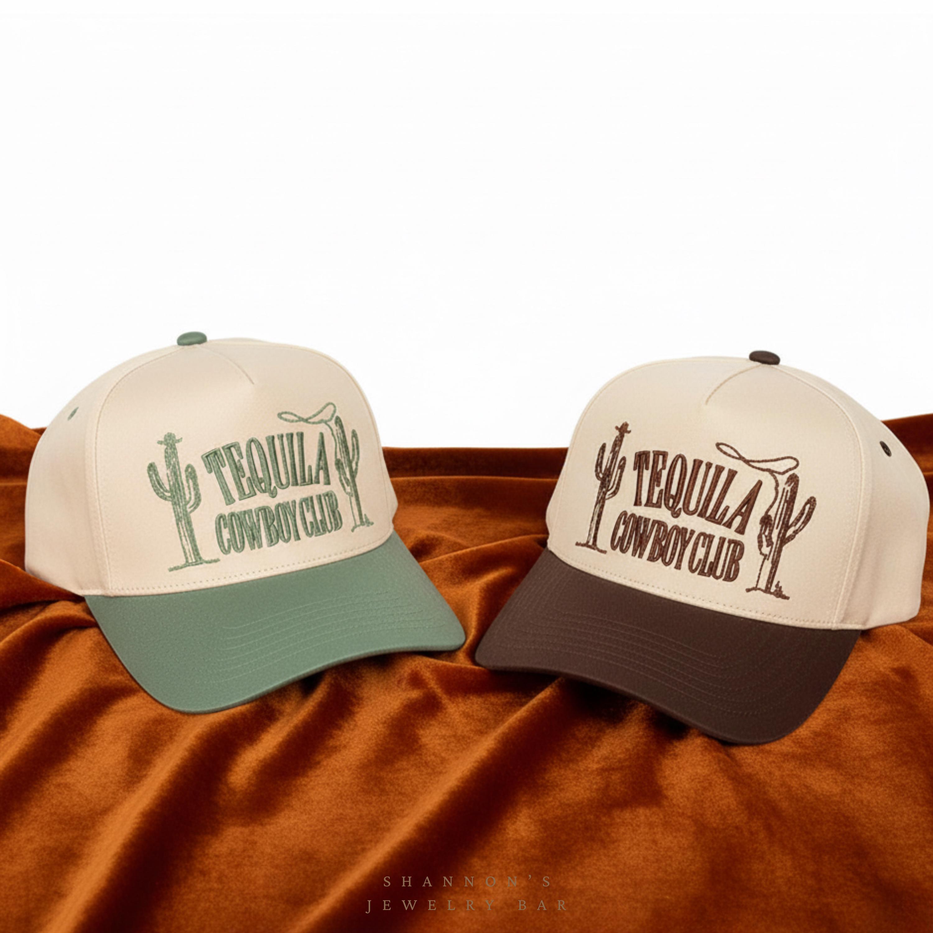 Tequila Cowboy Club Trucker Cap, Embroidered Trucker Cap  display picture 2