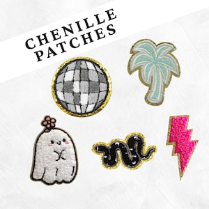 Chenille-patches - Cowgirl-patches, patch truckerhoed, westernpatch, trendy patch, heuptaspatch, strandpatches, zomer, girly, howdy