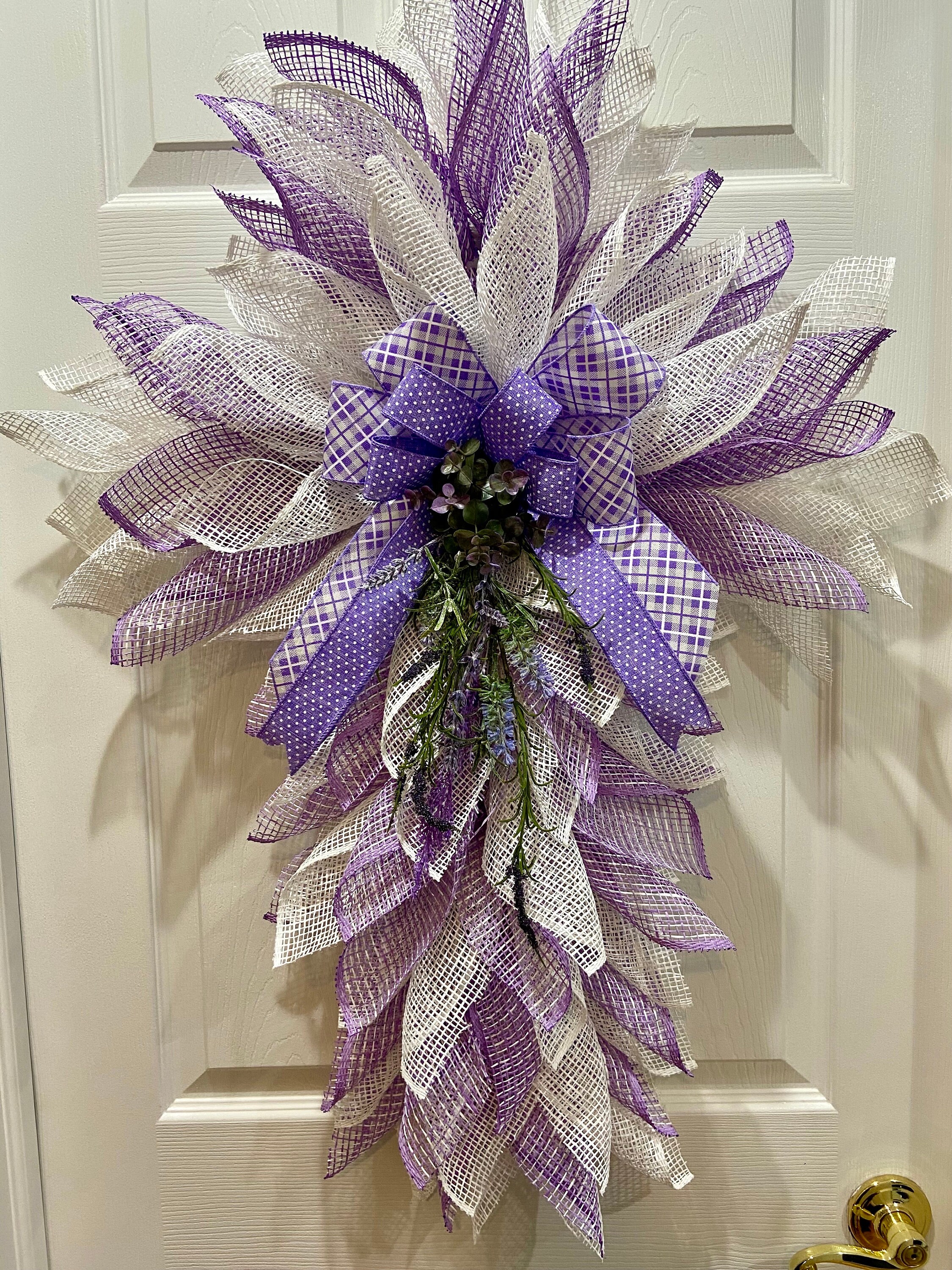 Cross Wreath, Easter Wreath, Spring Wreath,  Free Shipping
