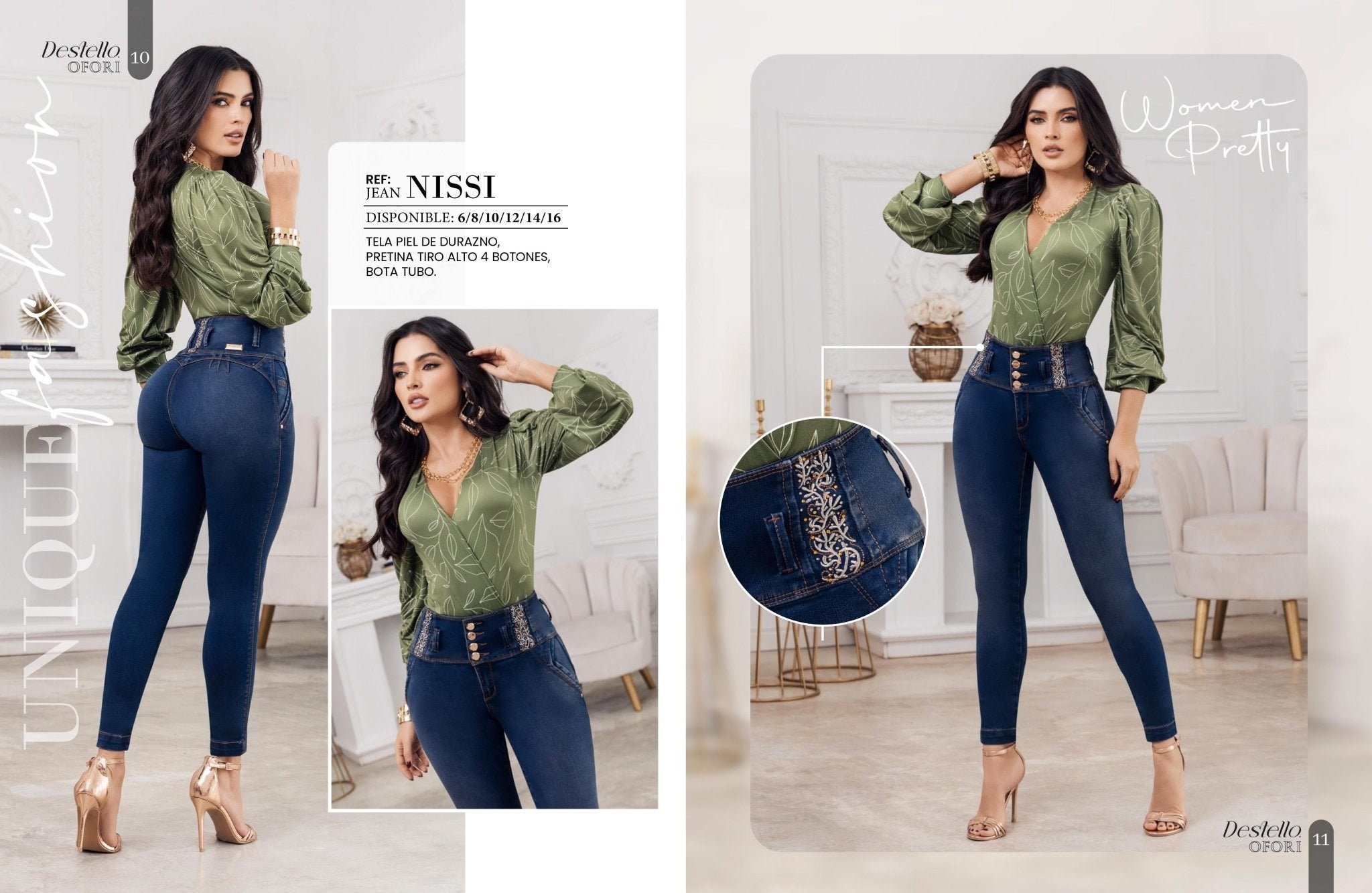 Nissi 100% Authentic Colombian Push up Jeans 