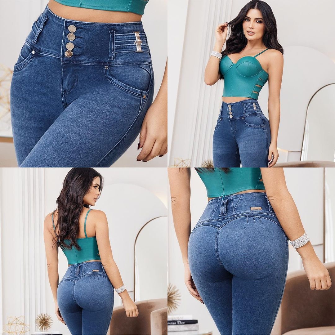 High Waisted Jeans for Women Butt Lifting Jeans Micro High Trousers Denim  Jeans Band Stretch Jeans for Women, White, Large : : Clothing,  Shoes & Accessories