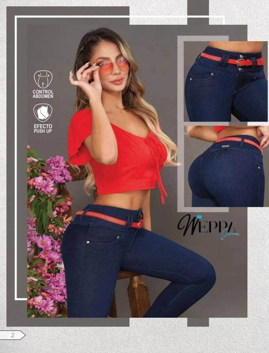 W-141 100% Authentic Colombian Push up Jeans 