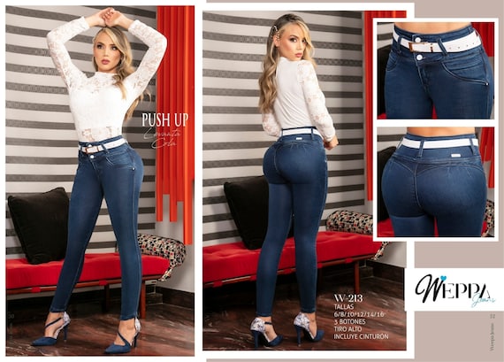 Low rise hotsell push up jeans