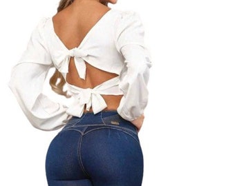 W-146 Jeans push up colombiani autentici al 100%.