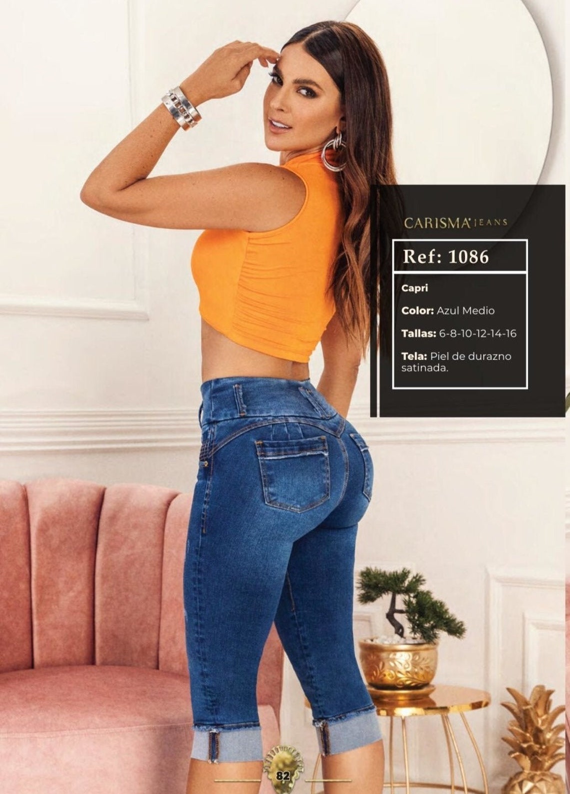 7030 100%  Authentic Colombian  Push Up SKIRT main image 1