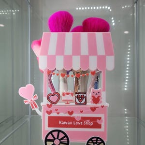 Kawaii Love Shop Cart – 3D Printed Makeup & Accessory Holder