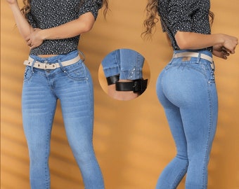 549 Jeans push up colombiani autentici al 100% di Maux Jeans