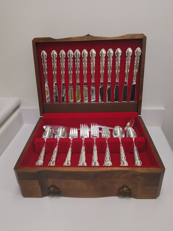 ONEIDA USA アンティーク Vintage 1881 Rogers Oneida Silverware - 68 Piece Set - Etsy Canada