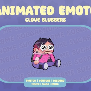 Clove Blubbers - Animated VALORANT Emote for Twitch, Youtube, Discord