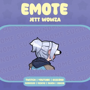 Jett Wowza - VALORANT Emote for Twitch, Youtube, Discord