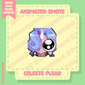 Celeste Plead - DEADLOCK Animated Emote for Twitch, Youtube, Discord