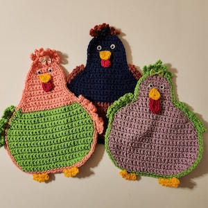 I love chickens. Hens, pot holder, trivit, hot pad, autumn, fall, harvest, appliquet,modif, decoration, gift idea. Must have.