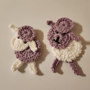 Little sheep, medium sheep frid magnet