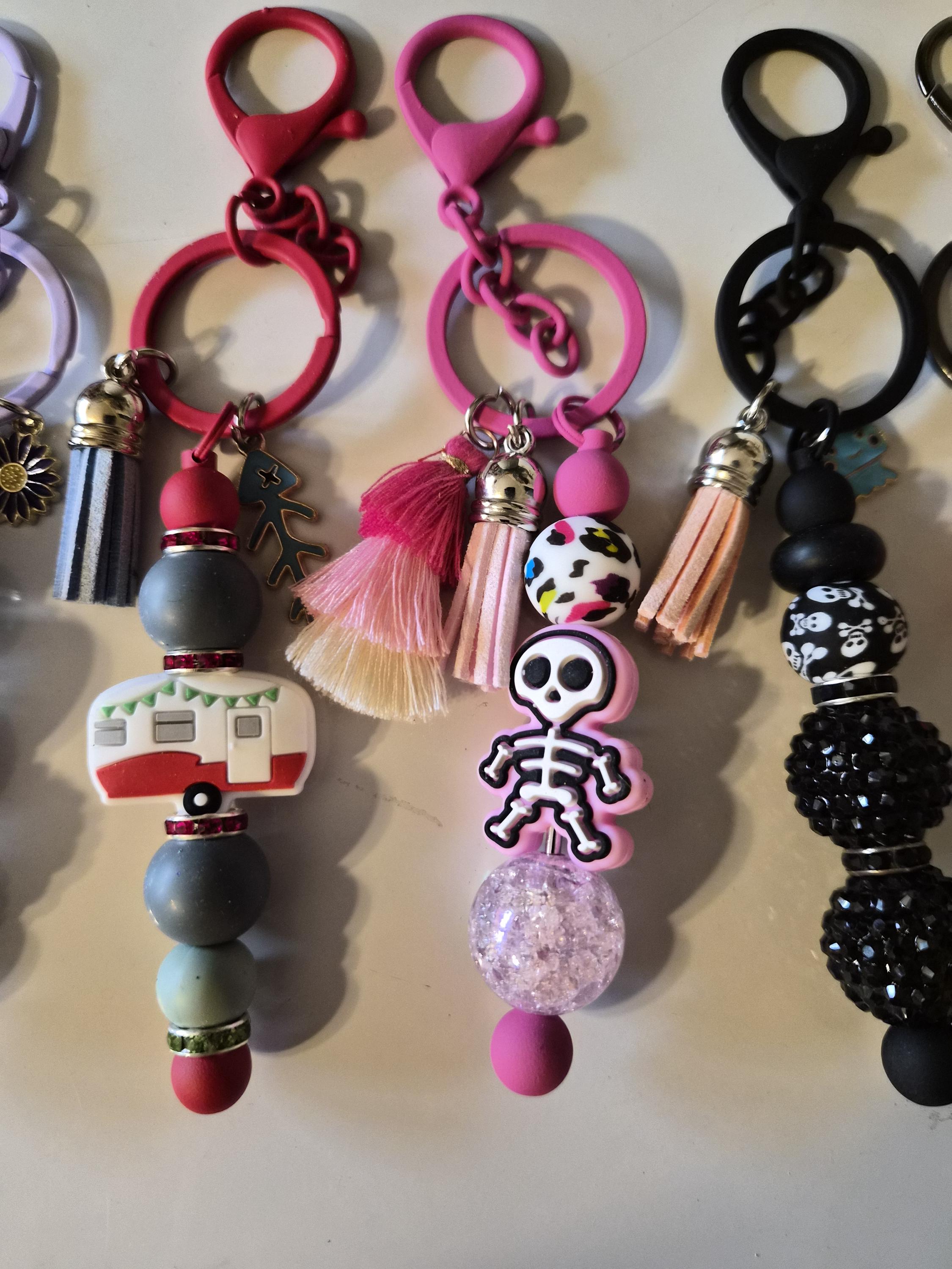 Festive Beadable Key Chain - Etsy