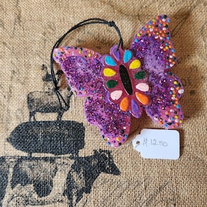 Butterfly lovers sented air freshie, for cars, kitchens, bathrooms, bedrooms with elastic hanger