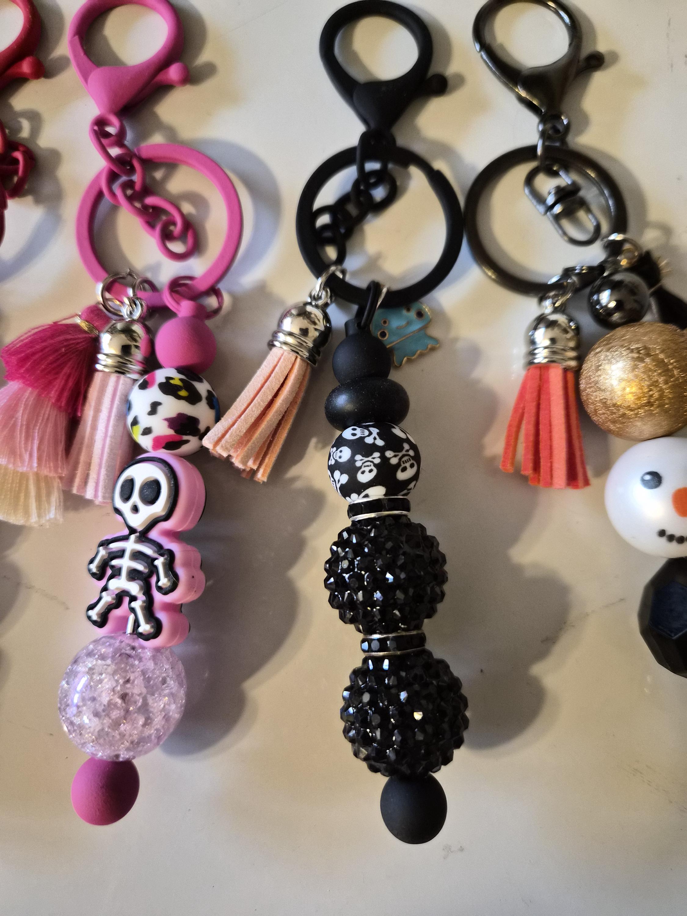 Festive Beadable Key Chain - Etsy