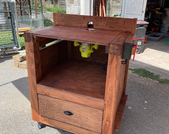 Mobile Router Table Plans (PDF Plans)