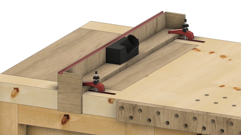 Woodworking Bench With Router Station Plans (PDF Plans) - Etsy