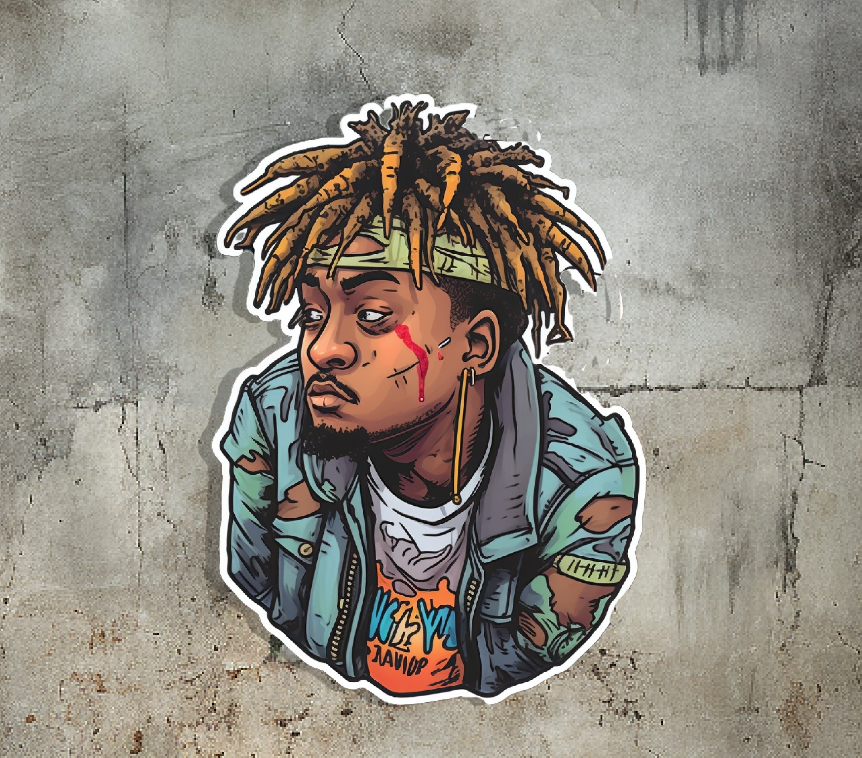 Juice Wrld Chicago Art Print — Vicky Draw This