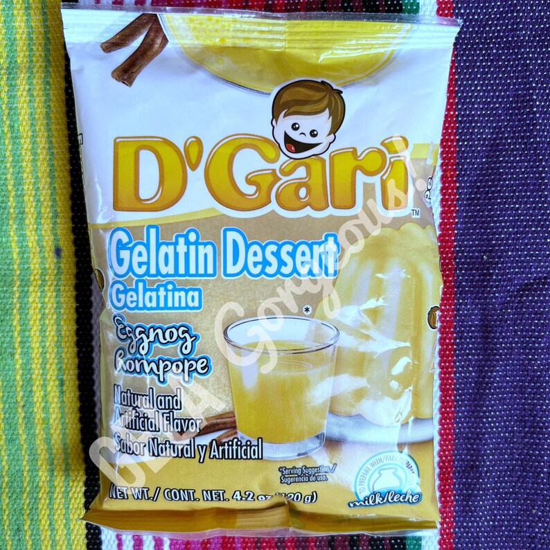 1L Gelatina En Polvo Leche, Gelatin Jello Powder Mix Etsy