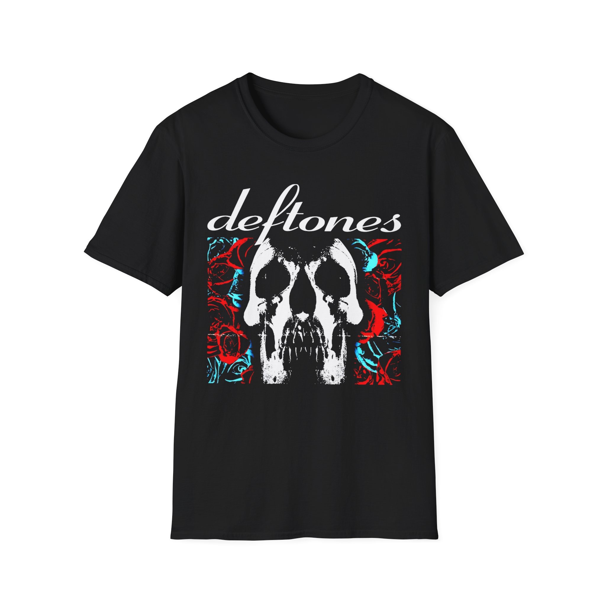 Deftones T-Shirt, Deftones Band Logo White T-Shirt, Alternative Metal  Merchandise – Metal Merch T-Shirts