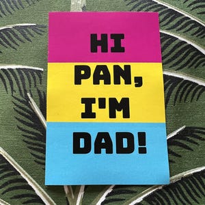 Olá, Pan, eu sou o papai! Impressão de cartão postal