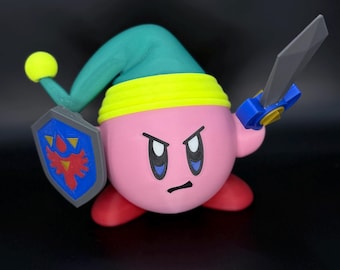 Kirby Figurine | Hidden Container | Storage Figure | Link