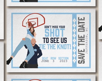Sports Ticket Save the Date