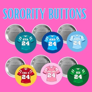 Sorority Gameday Buttons | Custom Sorority Buttons | Gameday Buttons | Big Little Sorority | Sorority Prints