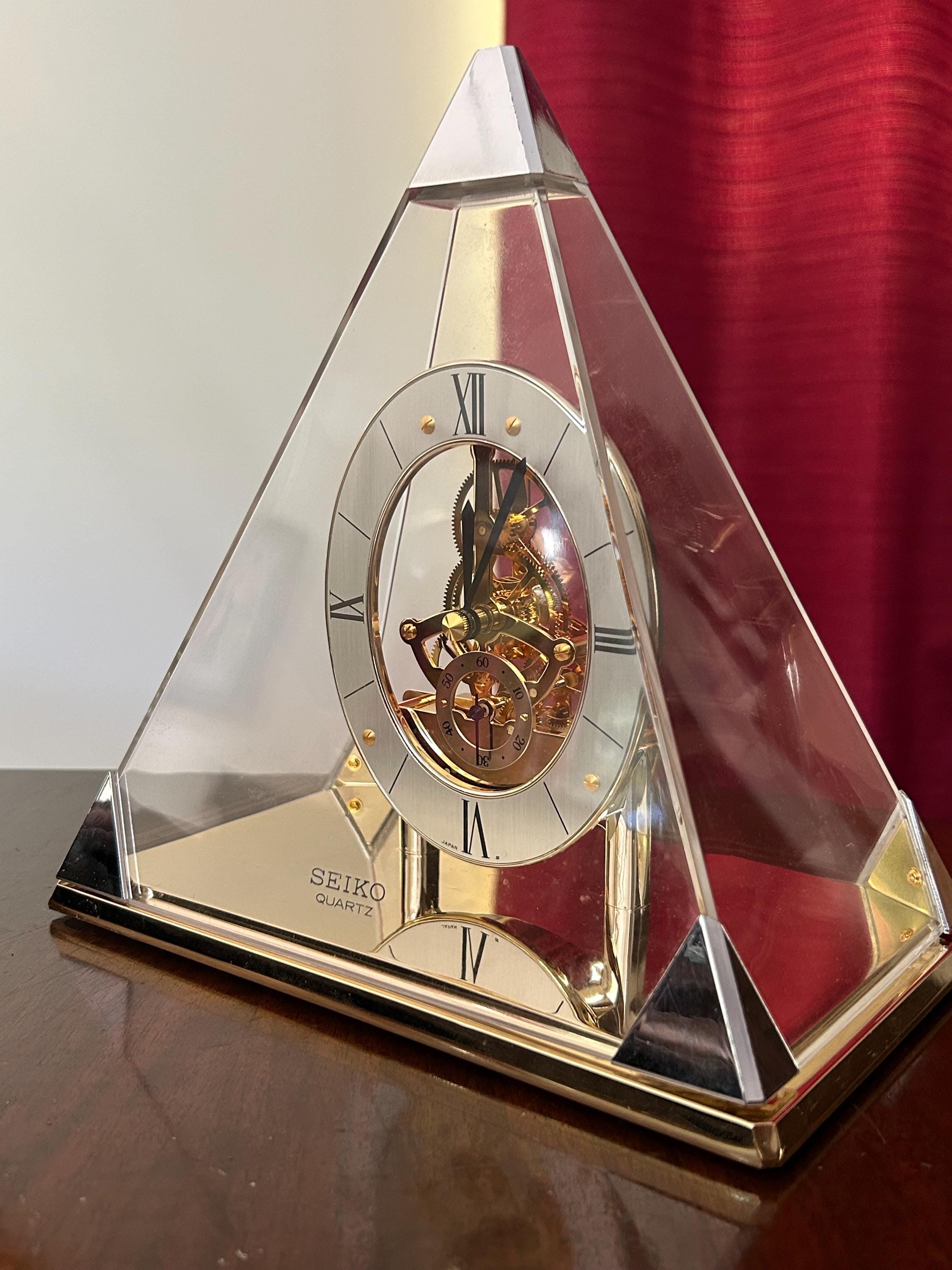 SEIKO セイコー ピラミッドトーク 置き時計 ポストモダン ヴィンテージ