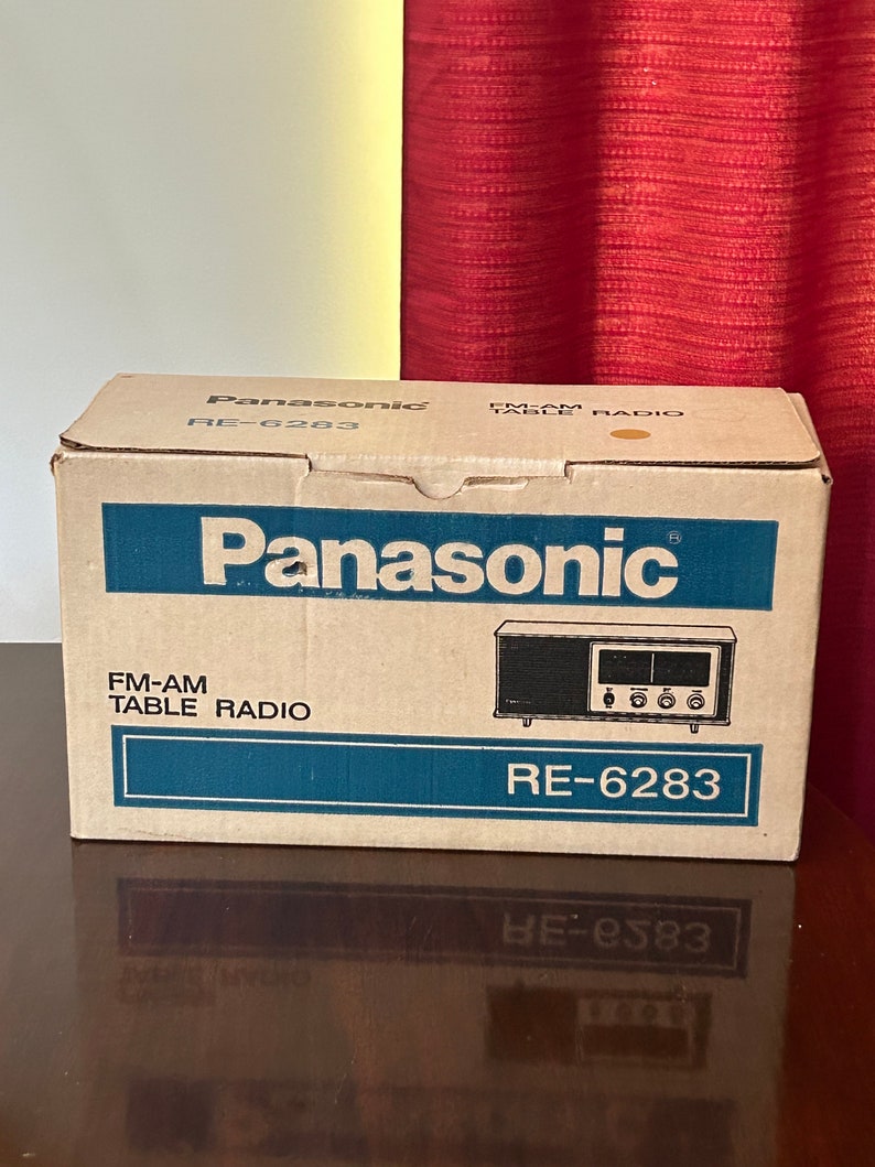 Vintagein Order Final Boxpanasonic Am-fm Table Radio. Super Cleanwith ...