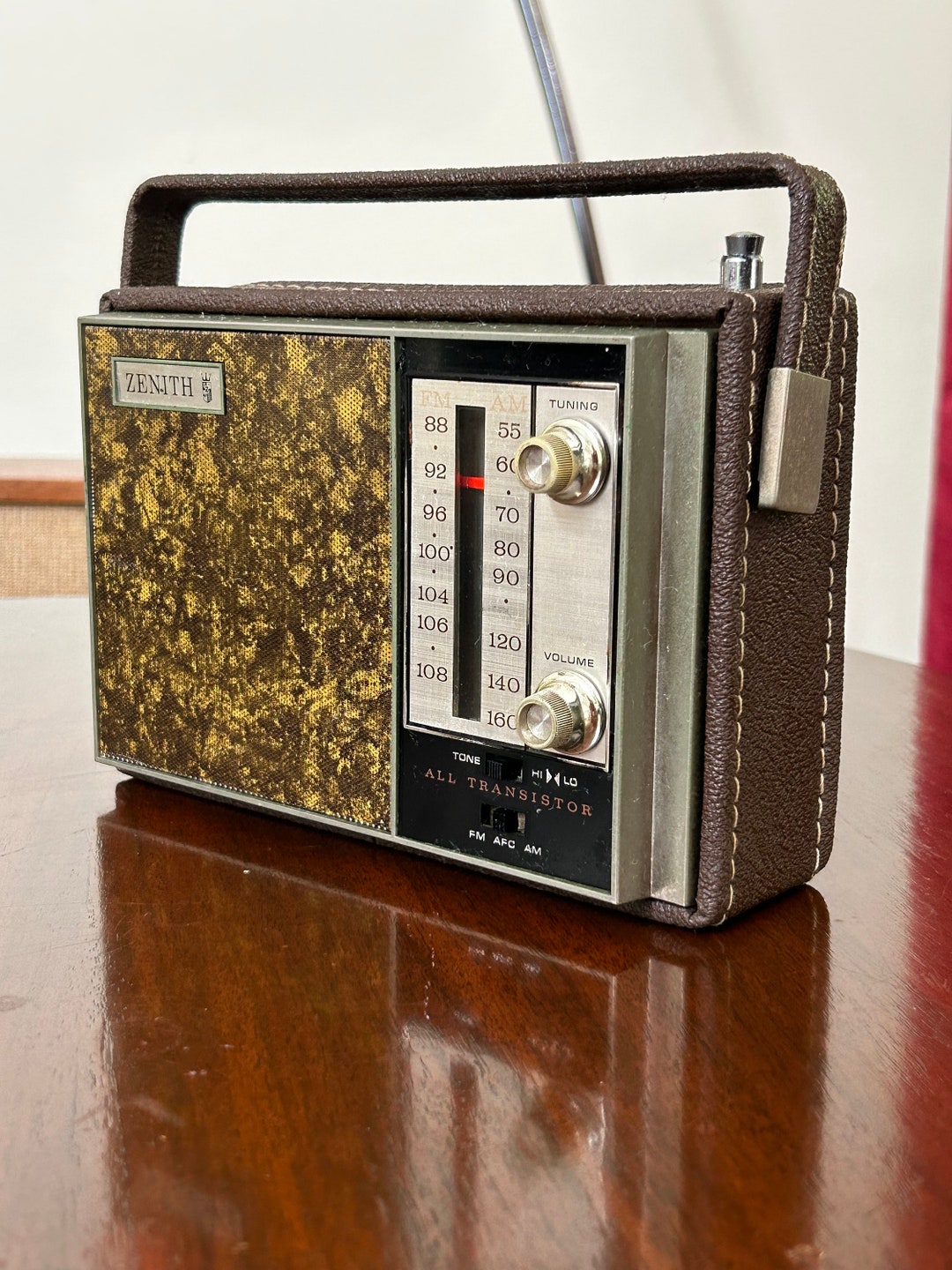 Vintage ZENITH AM/FM Transistor Radio. Works Great Etsy