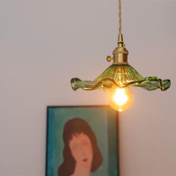 Ceramic Flower Light Fixture Etsy