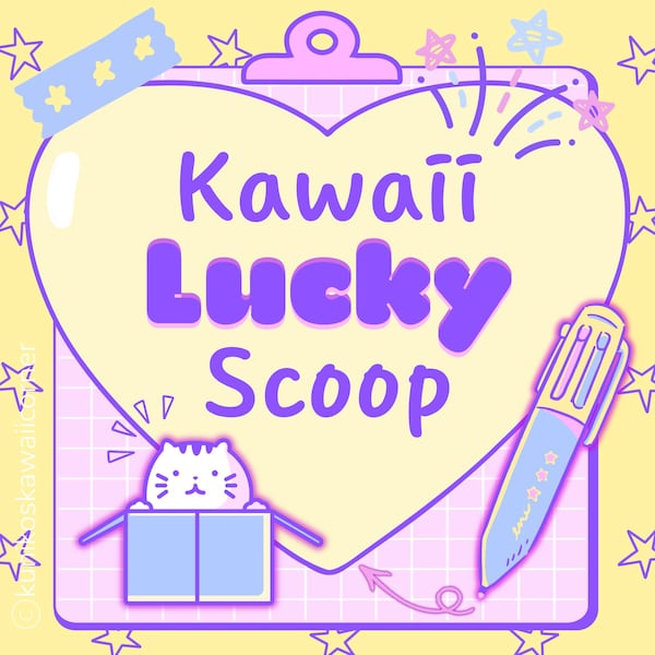 Kawaii STATIONERY Lucky Scoop Mystery Bag | 5 Sizes Available!