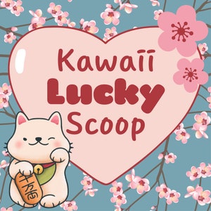 Kawaii LUCKY SCOOP grab BAG! Every scoop is lucky! Choose from 4 sizes