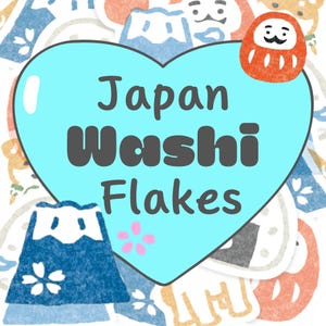 JAPAN Washi Sticker Flakes Pack - Furukawa Shiko Pochitto Series - Cute Japanese Stationery Stickers - 5 designs, 4 each, 20 total stickers!