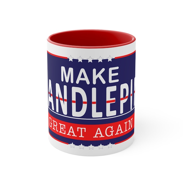 Make Candlepin Great Again Accent Coffee Mug, 11oz