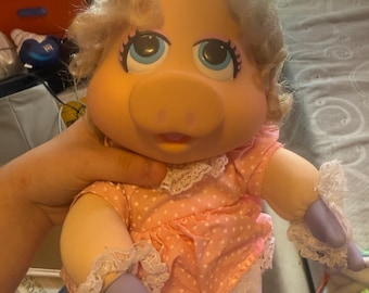 Vintage Miss Piggy 1989 Muppets Babies Jim Henson