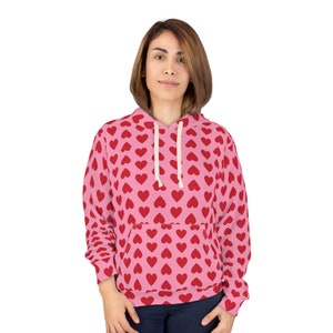 Jennifer&#39;s Body Heart Unisex Pullover Hoodie (AOP)