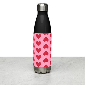 Jennifer&#39;s Body Heart Design Stainless Steel Water Bottle