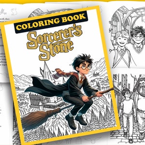 Potter Coloring Book Magic Coloring Sheets Potter Coloring Sheets Printable Potter Coloring Book Illuminati PDF