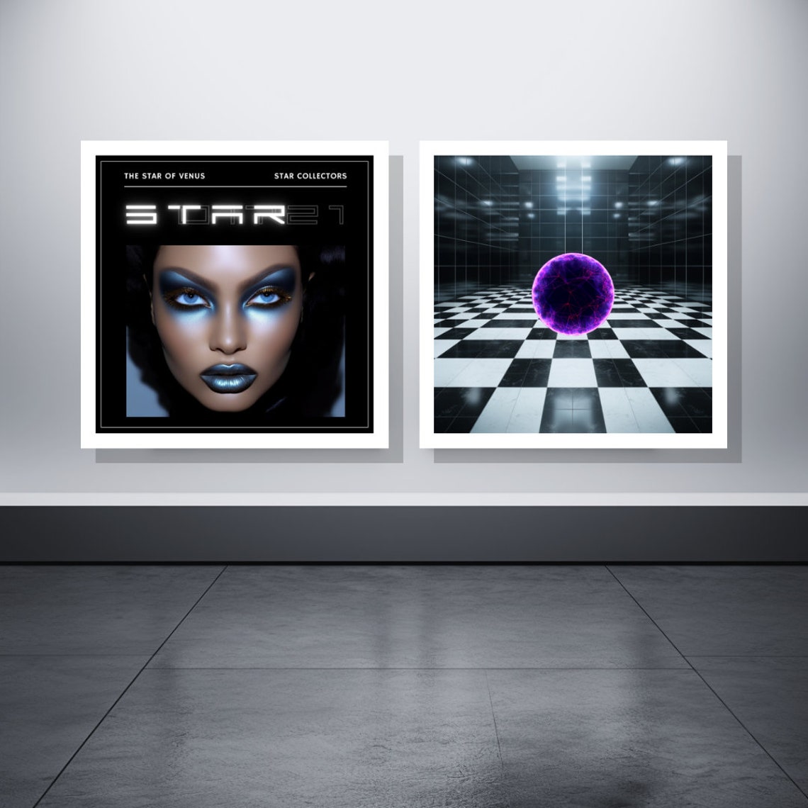 Futuristic High Fashion Wall Art Digital Download Bundle NFT Wall Art Digital Prints Wall Art
