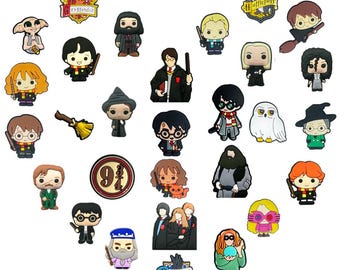 Wizard Shoe Charms for Clogs: Fantasy Clog Accessories, 30-Piece Set