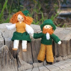 Leprechaun Dolls - St Patrick&#39;s Day - Irish Doll - Leprechaun Figurine - Bendy Doll