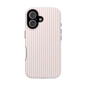 Stylish Impact-Resistant Phone Case, Protective Cases, Cute Phone Accessory, Perfect for Birthdays, Striped Phone Case, iPhone 16 case