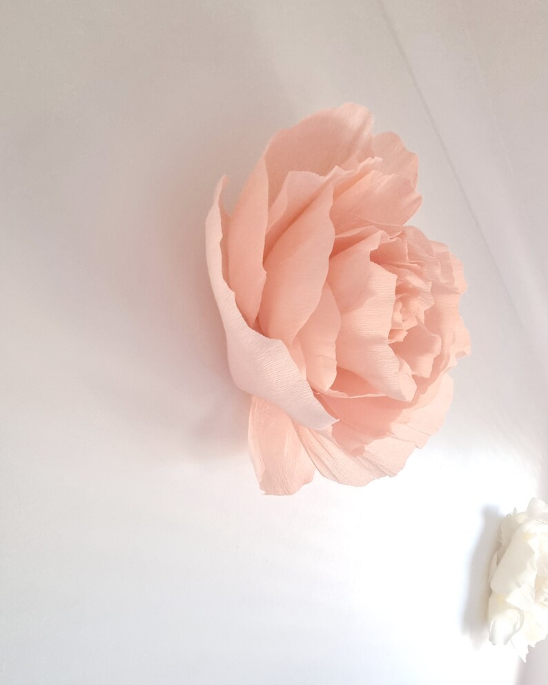 Paper Flower Giant Flower Rose Crepe Paper Wall Decor Gift Paper Gift