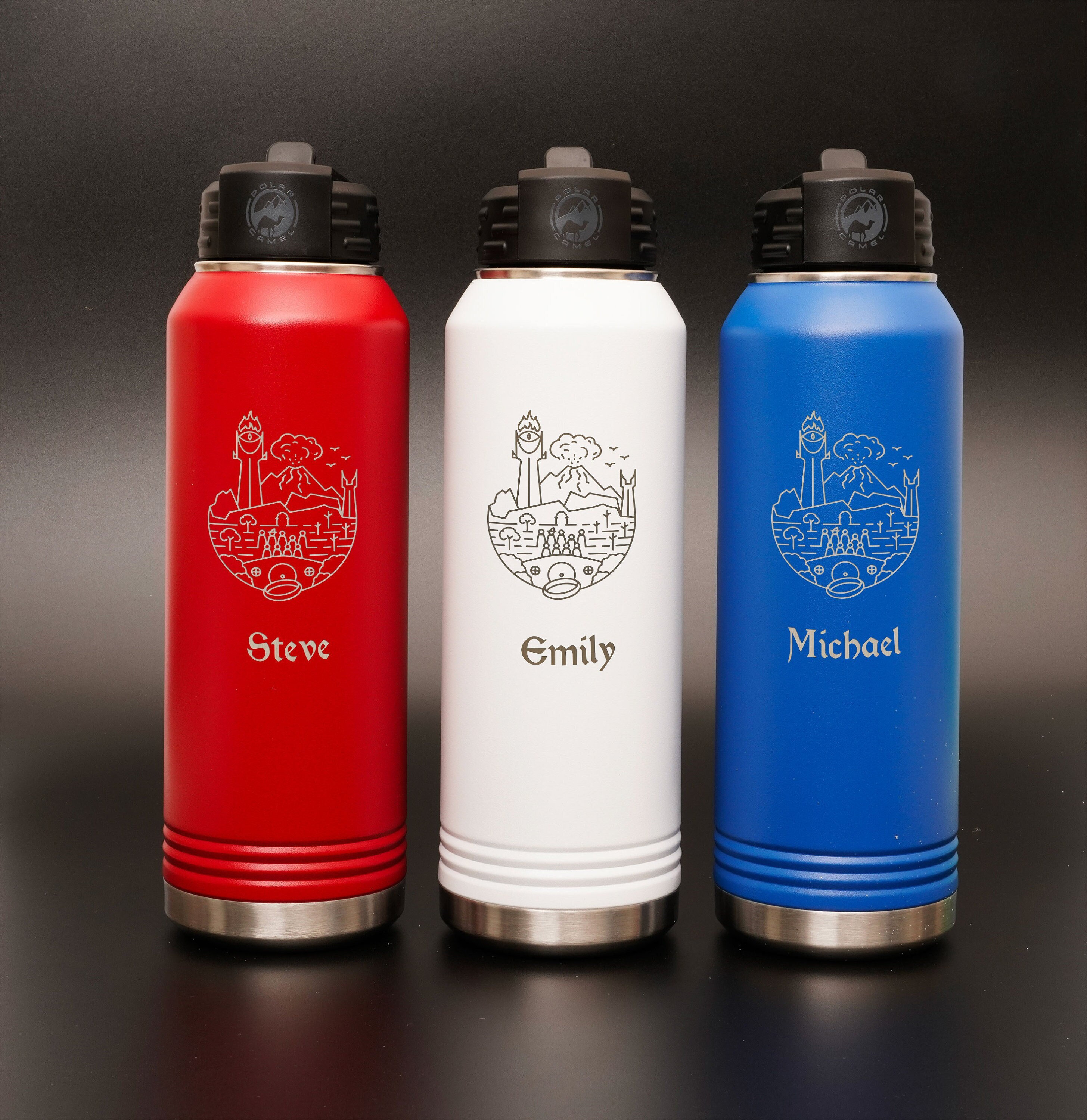 Disney Cruise Laser Engraved 17oz Stainless Steel Water Bottles  Personalized Water Bottle 