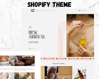 Shopify Theme for Skincare & Beauty – Easy to Install Website Template – Mobile-Friendly, Modern Shopify 2.0 Boutique Design