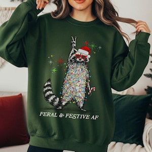 Pull De Noël Unisexe Moche Ugly Christmas Sweater Imprimé 3D Renne - Chandail Xmas Festif